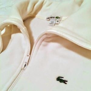 Ladies Lacoste Fleece Pullover